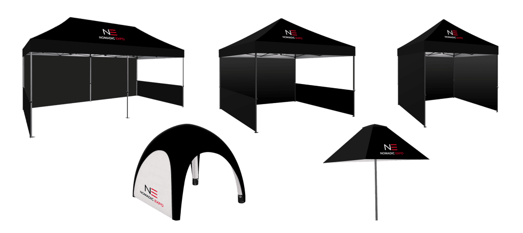Inflatable tents and pop up tents