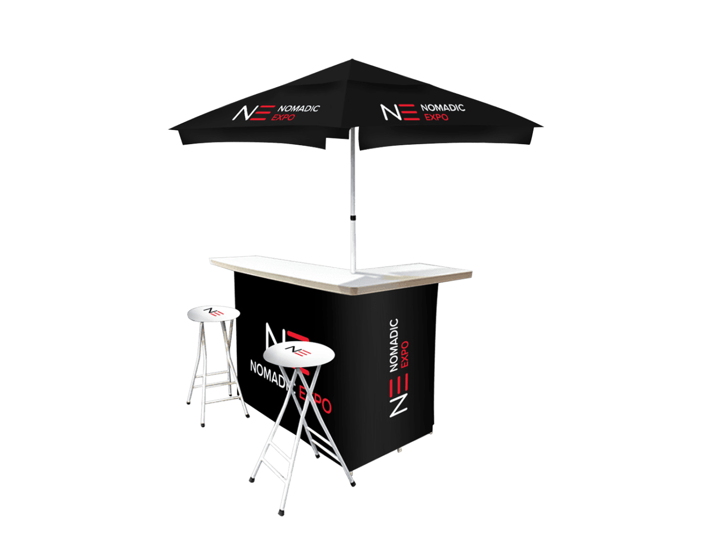Ensemble bar promotionnel extérieur