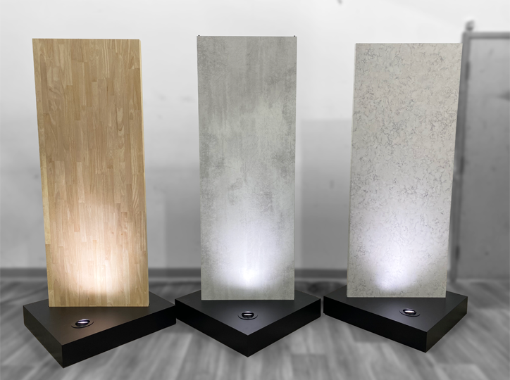 Panneaux d’échantillons